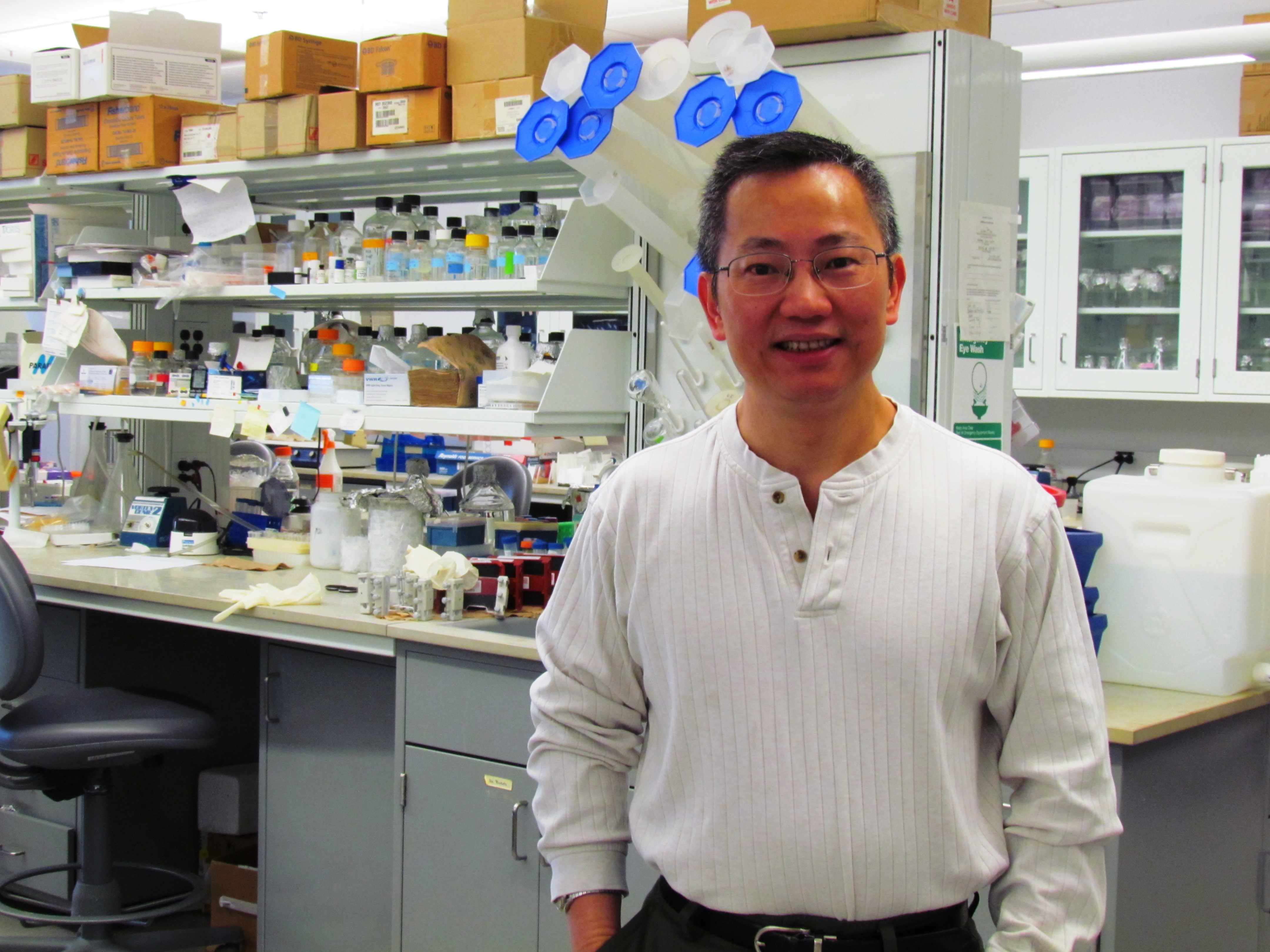 Dr. Peter Zhou's work focuses on triple-negative breast cancer, the most deadly and aggressive form of breast cancer. 